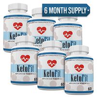 Keto Fit Advanced Formula - Ketosis Weight Loss Support - 180 Capsules - 6 Month Supply - KetoFIT