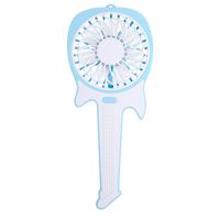 feifuns Mini Handheld Fan, Guitar Shape Foldable Personal Portable Desk Desktop Table Cooling Fan with USB Rechargeable Electric Fan for Office Room Outdoor Household Traveling, 3 Speed (Blue)