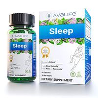 Avalife Sleep - Natural Sleep Aid Supplements for Men & Women - Gluten Free, Vegan & Non-GMO - 60 Capsules
