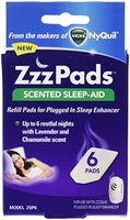 ZzzPads Scented Sleep-Aid Refill Pads for ZzzQuill Plugged in Sleep Enhancer, 6 pads