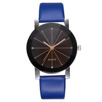 Clearance ! Auwer Watch,Mens Watches, Women's Watches, Men Quartz Dial Clock Leather Wrist Watch Round Case (Blue 01)