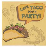 Cinco De Mayo Party Supplies, Lets Taco Bout A Party Napkins (150 Pack)