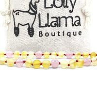 Raw Amber Bracelet (Unisex) Alternative Pain Relief - Certified Genuine Baltic Amber Bracelet - Honey Rose