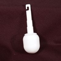 Bulldog Hook Type Rolling Cane Tip- White - Small