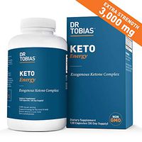 Dr Tobias Keto Energy Pills - 3,000mg of Exogenous Ketone Complex - 120 Count