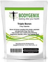 Brand New Pack of"Triple Boron" 3mg Capsules (Made in UK) [Several Sizes Available] (120)