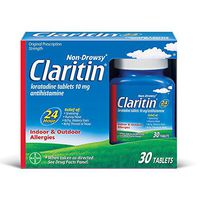 Claritin 24 Hour Non-Drowsy Allergy  Tablets, 10 mg, 30 Count
