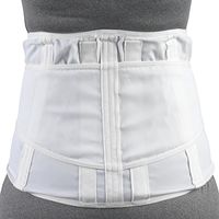 OTC Lower Back Metal Stay Insert Strong Mesh Elastic Universal Lumbo-Sacral Support, White, Universal
