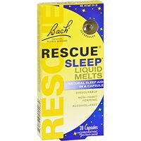 2Pack! Bach Flower Remedies Rescue Sleep Liquid Melts - 28 Capsules