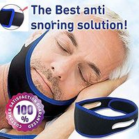 Anti snoring Chin Strap - Snore Stopper Strap - Best Adjustable Stop snoring Device - CPAP Chin Strap - Sleep aids Chin Strips - New Anti-Snoring Strap for Men Women jaw Support