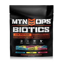 MTN OPS Biotics Daily Probiotic & Enzymes Supplement - 30 Servings, STM Quick Sticks