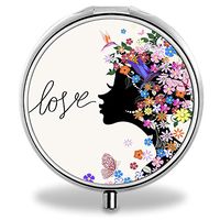 Compact Mini Portable 3 Compartments Travel Medical Medicine Case/Pill Organizer/Pill Box(Hing Hong Pill Case)