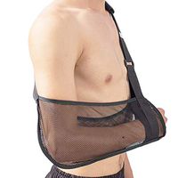 Medical Arm Sling for Shoulder Injury Broken Arm Elbow Medical Grade Quality Mesh Arm Support Small for Men Women Injury Recovery Arm Immobilizer Unisex, 13"-16" Black