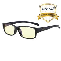 Blue Light Blocking Glasses - Computer Reading Gaming Eyeglass Filter UV, Blocking Blue-ray and Anti Eyestrain Headache, Durable Lens and Frame Eyewear for Women No Magnification (Yellow)