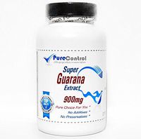 Super Guarana Extract 2400mg // 200 Capsules // Pure // by PureControl Supplements