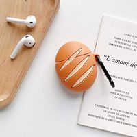 T-HOT Butter Bread Shape Silicone Earphone Protective Case for Air Pods 1/2