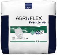 Abena Abri-Flex Premium Protective Underwear, L3, 14 Count  (packaging may vary)