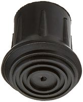 Sammons Preston Multi-Purpose Tip, Replacement Tips, Cane Tips, Walker Tips, Crutch Tips, Round Bottom, Size 3/4", Gray, Durable, Skid-Resistant Traction, Stable Cane Support Base, Single Tip