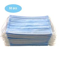 Caxinthy 50 PCS Disposable 3-Ply Air Filter Protection with Earloop Polypropylene (50)