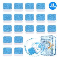 Solid Washing Machine Cleaner, Effervescent Tablet Washer Cleaner, High Efficiency Washer Decontamination Cleaning Detergent, Deep Cleaning Remover for Bath Room Kitchen