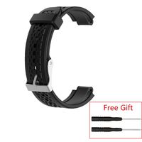 MEIRUO Men/Women Replacement Strap for Garmin Forerunner 25 Watch, Bracelets for Garmin Forerunner 25 (S-for Women Watch (Black))