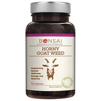 Horny Goat Weed by Bonsai Naturals – 60 Capsules – Natural Performance & Stamina Enhancement Supplement – Boost & Balance Hormone Levels – Increase Energy, Lean Muscle Mass & Endurance