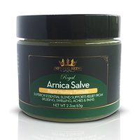 ROYAL ARNICA SALVE, Rapid Healing Formula, Highest Potency Arnica Oil for Bruises, Fast Relief for Muscle Aches & Pain, Super Premium Massage Blend, Organic Essential Oils, Herbs & Minerals (2.3 oz)