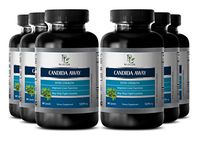 Yeast Fighting - Candida Away Extra Strength - Digestive Help - 6 Bottles 360 Capsules