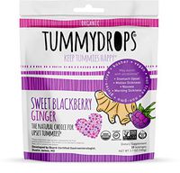 USDA Organic Sweet BlackBerry Ginger Tummydrops (Resealable Bag with 33 Individually Wrapped Drops) Certified by Oregon Tilth Organic, GFCO Gluten-Free, Non-GMO Project, and KOF-K Kosher