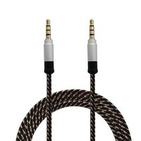 JonerytimeNew 3.5mm Male to Male Car Aux Auxiliary Cord Stereo Audio Cable (Black)