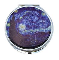Value Arts Vincent Van Gogh Starry Night Pill Box, 3 Compartments, 2.8 Inches Round