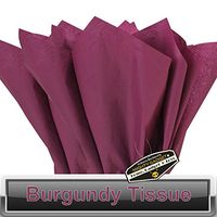 200 pc Mighty Gadget (R) Burgundy Wine Tissue Wrapping Paper - 15” x 20”