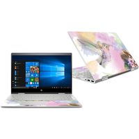 MightySkins Skin Compatible with HP Envy x360 Convertible 15" (2018) - Water Color Mocking | Protective, Durable, and Unique Vinyl Decal wrap Cover | Easy to Apply, Remove | Made in The USA