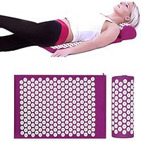 JYZ Acupressure Mat and Acupressure Pillow Massage Set - Reflexology, Sciatica, Insomnia, Muscle Relaxation Relief