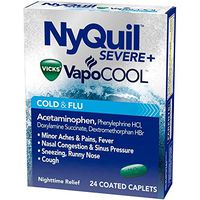 NyQuil Severe Cold & Flu Caplets - 24 Count [Health and Beauty]