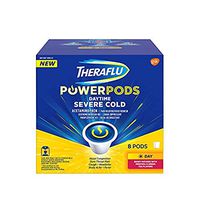 Theraflu PowerPods Daytime Severe Cold, Berry Menthol & Green Tea, 8 Pods (Pack of 2)