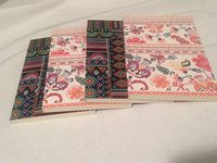 BookBound Journals Assorted Designs with Free Pencil Set (4 Pack)