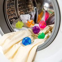 Liyes Laundry ball, Washing Helper Laundry Dryer Ball, Fabric Softener Cloth Cleaning Ball, Reusable Fabric Softener - Saves You Money for Wash Machine (10PCS)