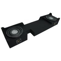 Compatible with 2004-2008 Ford F-150 Super Crew Truck Harmony F104 Dual 10" Sub Box Enclosure