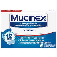 Mucinex SE 12 Hr Max Strength Chest Congestion Expectorant Tablets - MULTI SPECIAL size Pack of 48 count total