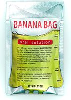 Banana Bag Oral Solution: Electrolyte & Vitamin Powder Packet for Reconstitution in Water to Drink (15)