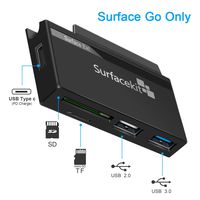 Docking Station for Surface Go, USB 3.0 & USB 2.0, Read SD/Micro SD Card, USB Type C with PD Charge Surface Go Docking Station for You Surface Go