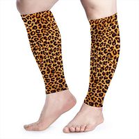 GmCslve Leopard Print Animal Skin Calf Compression Sleeve Leg Performance Support Shin Splint Calf Pain Relief