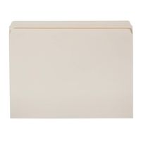 AmazonBasics File Folders - Straight Tab, Manila, Letter Size, 36-Pack