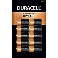 Duracell Coppertop Alkaline D Batteries (10 Pk.)