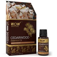 WOW Cedarwood Essential Oil - Natural Fragrance - Soothing & Calming - Aromatherapy For Relaxation & Meditation - Perfect Mix For DIY Soaps & Candles - 100% Pure Therapeutic Grade (Undiluted) - 10 mL