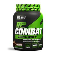 MusclePharm Combat 100% Whey, Muscle-Building Whey Protein Powder, 25 g of Ultra-Premium, Gluten-Free, Low-Fat Blend of Fast-Digesting Whey Protein, Chocolate Milk, 2-Pound, 27 Servings