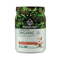 PlantFusion Complete Organic Plant Based Protein & Fermented Foods Powder, USDA Organic, Vegan, Gluten Free, Packing May Vary, Vanilla, 1 LB