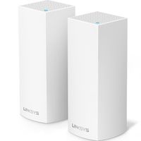 Linksys Velop Tri-Band Home Mesh WiFi System - WiFi Router/WiFi Extender for Whole-Home Mesh Network (2-pack, White)