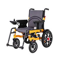 min MinMin Electric Wheelchair, Folding Portable Intelligent Automatic Wheelchair, Disabled Four-Wheeled Scooter(for Disabled Elderly) Medical Equipment (Design : Lead-Acid Batteries 20A)